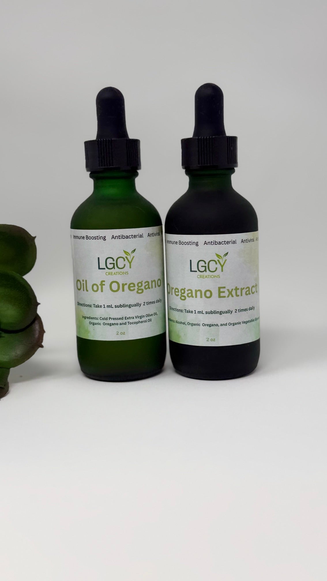 LGCY Oregano Oil & Extract Bundle